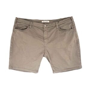 Mavi Ethan Shorts Mens 46 Brown Solid Modern Cotton‎ Stretch Twill Chino Casual